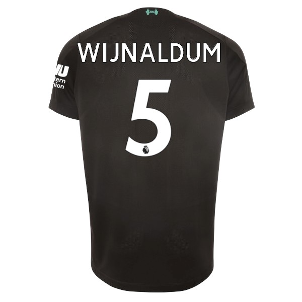 Maillot Football Liverpool NO.5 Wijnaldum Third 2019-20 Noir